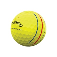 Callaway Chrome Tour Triple Track Golfbälle, gelb