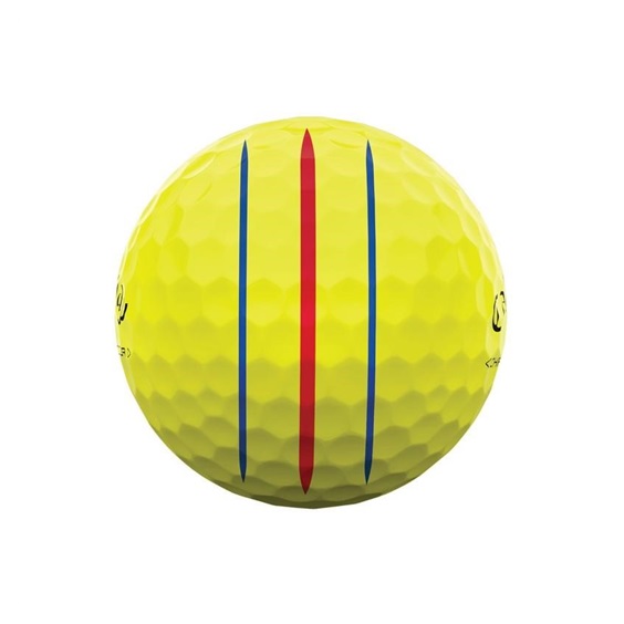 Callaway Chrome Tour Triple Track Golfbälle, gelb