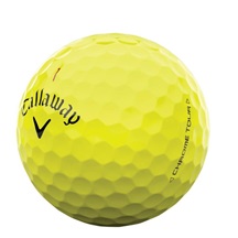 Callaway Chrome Tour Golfbälle, gelb