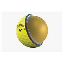 Callaway Chrome Tour Golfbälle, gelb