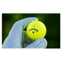Callaway Chrome Tour Golfbälle, gelb
