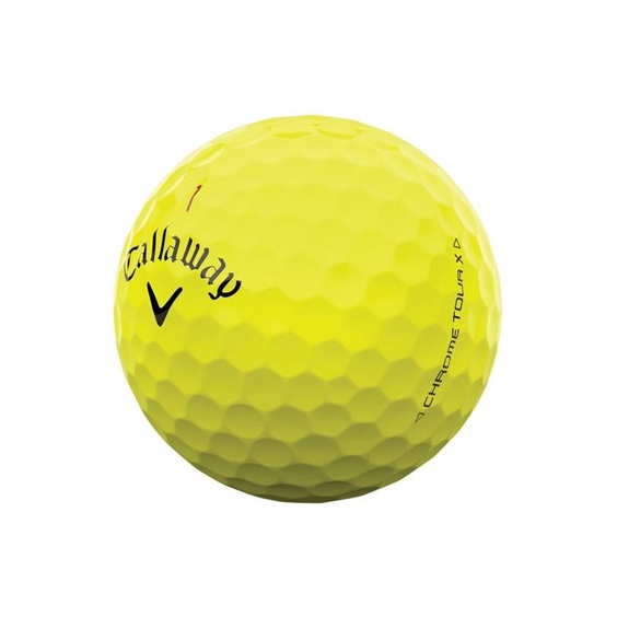 Callaway Chrome Tour X Golfbälle, gelb