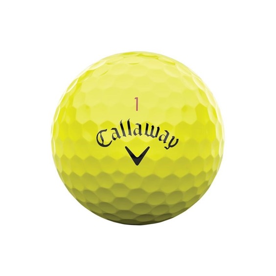 Callaway Chrome Tour X Golfbälle, gelb