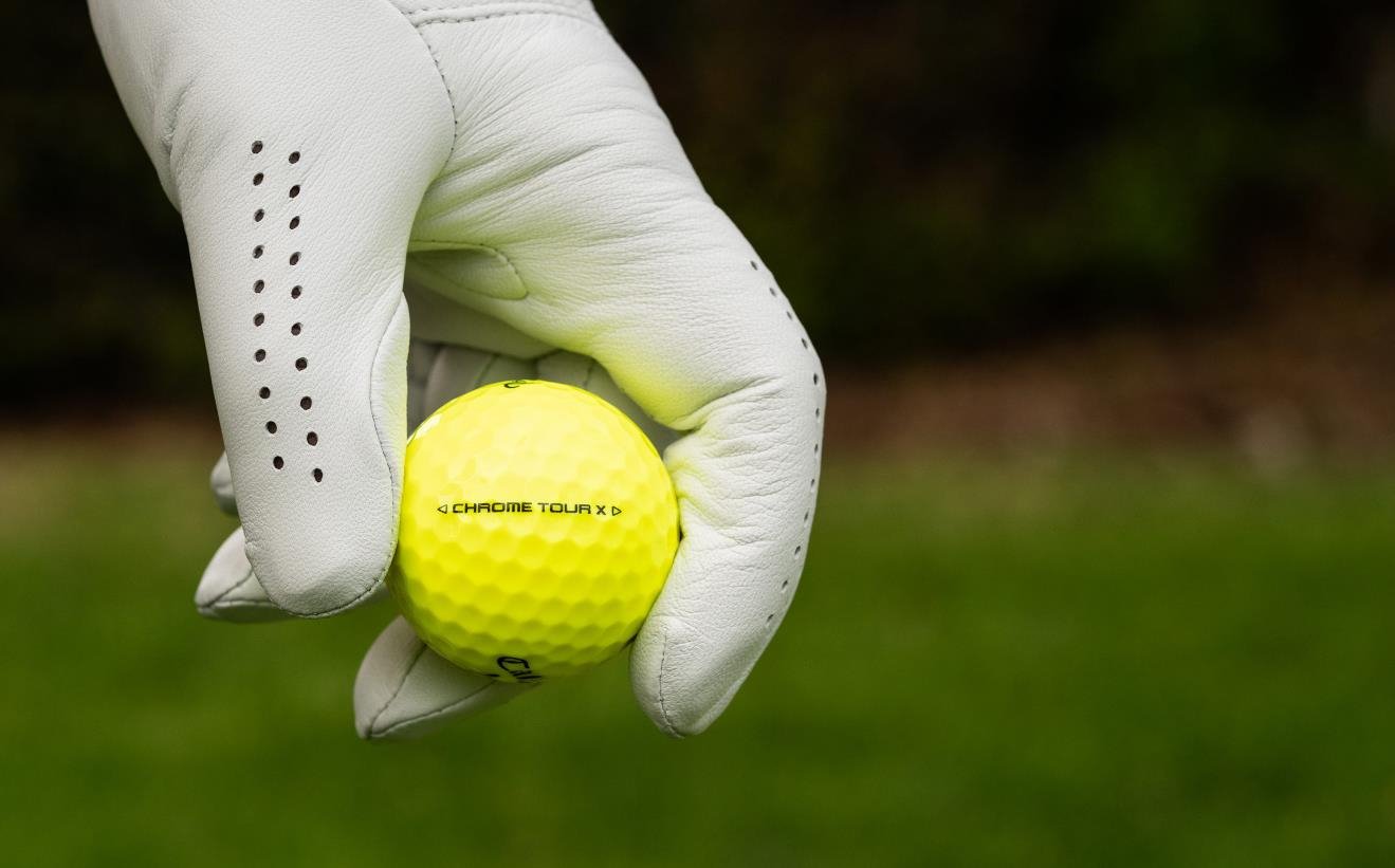 Callaway Chrome Tour X Golfbälle, gelb