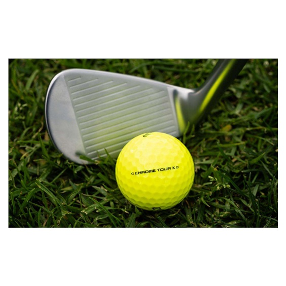 Callaway Chrome Tour X Golfbälle, gelb