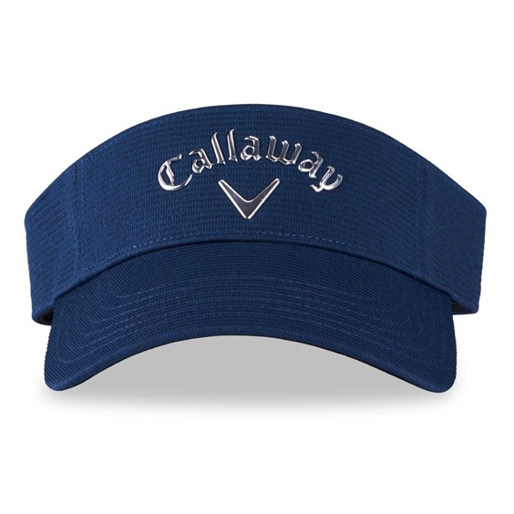 Callaway Liquid Metal Golf Visor, dunkelblau/silber