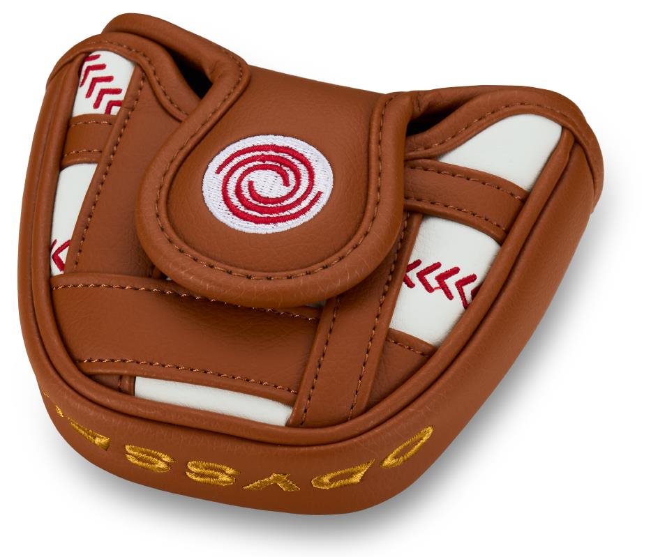 Odyssey Baseball Mallet Putter Headcover, braun/weiss