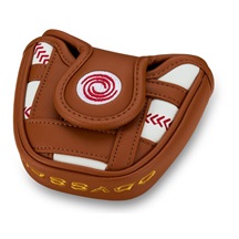 Odyssey Baseball Mallet Putter Headcover, braun/weiss
