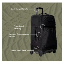 Ogio Alpha Renegade 26" 4-wheel Reisetasche, four leaf clover