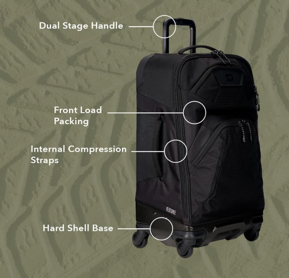Ogio Alpha Renegade 26" 4-wheel Reisetasche, dunkelblau