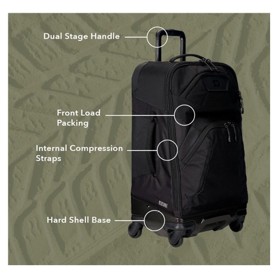 Ogio Alpha Renegade 26" 4-wheel Reisetasche, dunkelblau