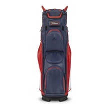 Titleist 14 StaDry Cartbag, dunkelblau/rot/weiss