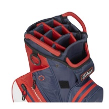Titleist 14 StaDry Cartbag, dunkelblau/rot/weiss
