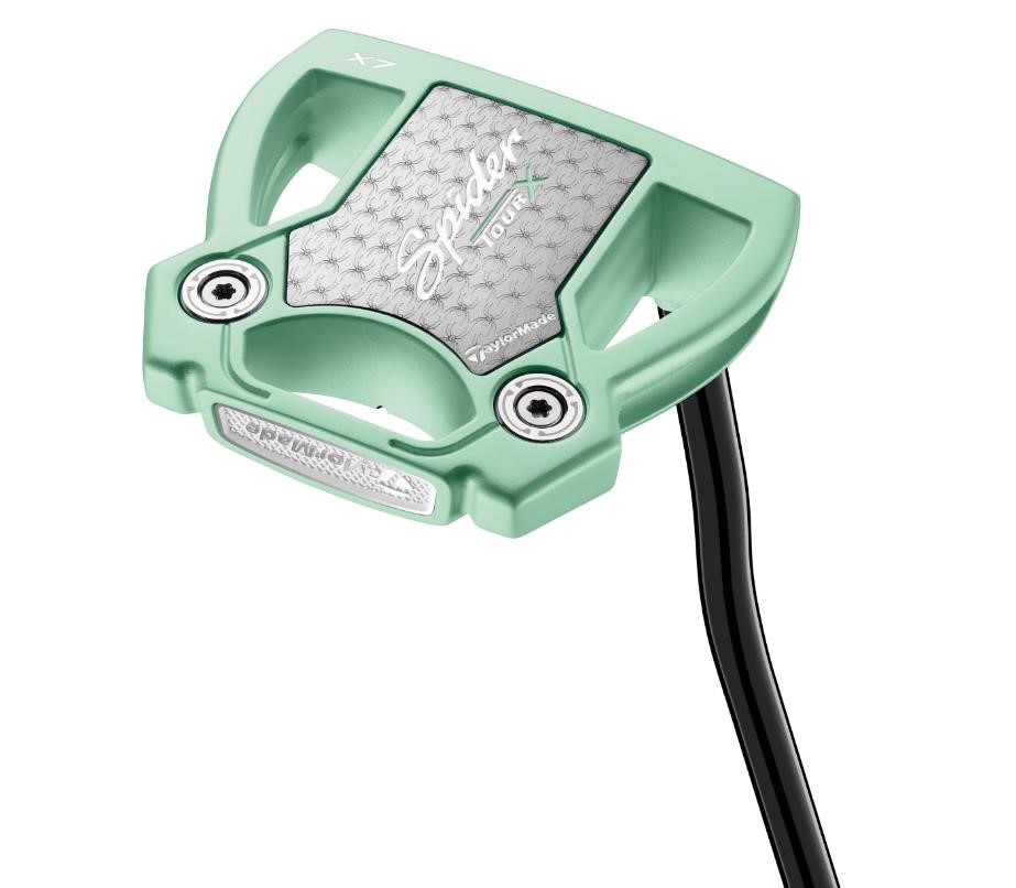TaylorMade Spider Tour X Double Bend Putter, ice mint