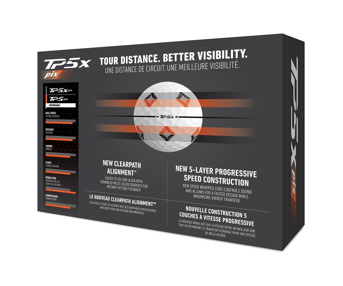 TaylorMade TP5x pix 3.0 Golfbälle