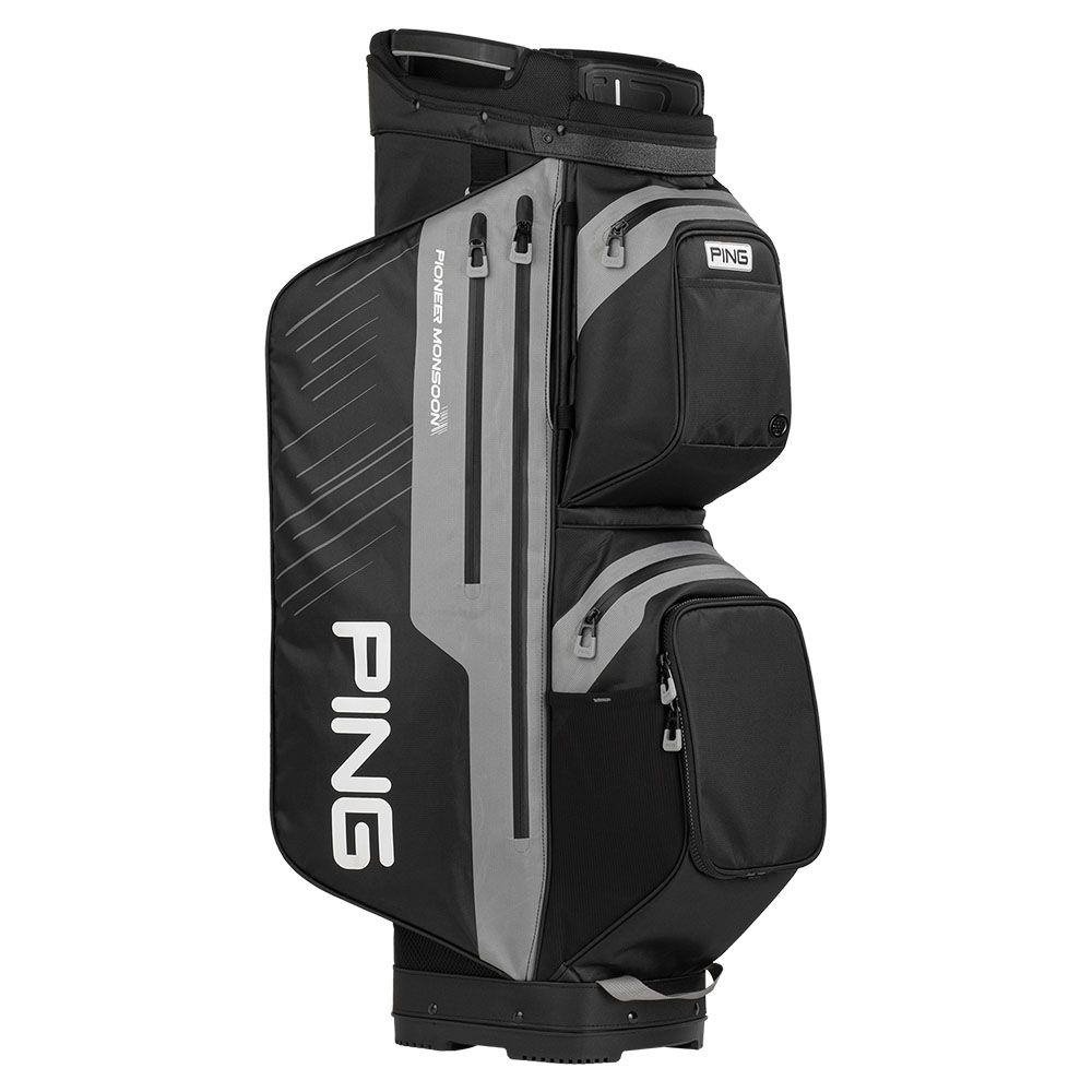 Ping Pioneer Monsoon Cartbag, schwarz