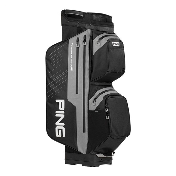 Ping Pioneer Monsoon Cartbag, schwarz
