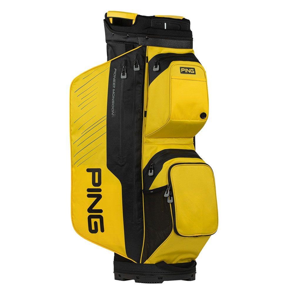 Ping Pioneer Monsoon Cartbag, gelb/schwarz
