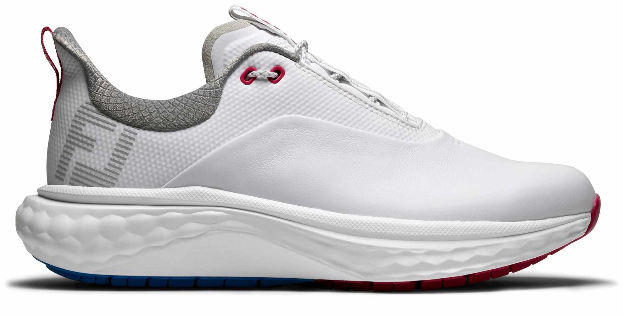 FootJoy Quantum Damen Golfschuhe, weiss/blau/rosa