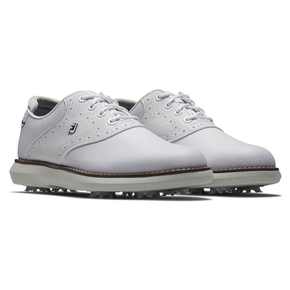 FootJoy Traditions Junior Golfschuhe, weiss/grau