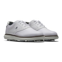FootJoy Traditions Junior Golfschuhe, weiss/grau