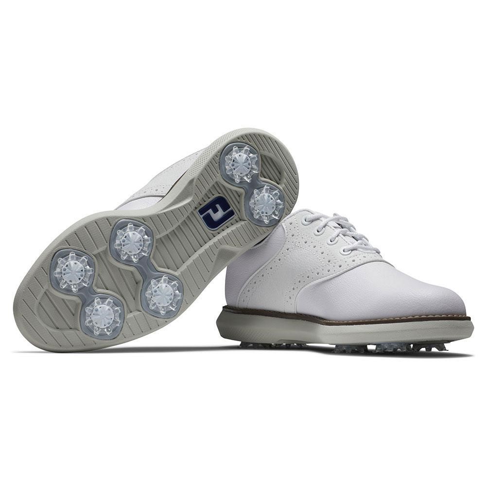 FootJoy Traditions Junior Golfschuhe, weiss/grau