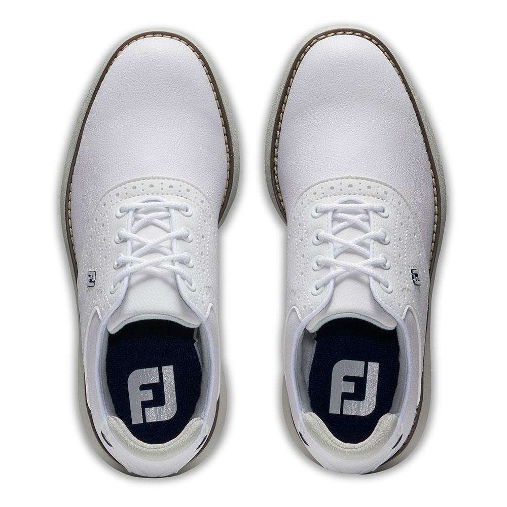 FootJoy Traditions Junior Golfschuhe, weiss/grau