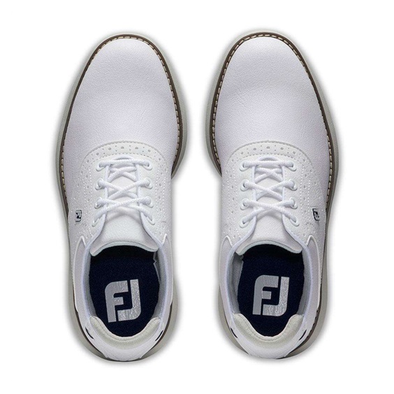 FootJoy Traditions Junior Golfschuhe, weiss/grau