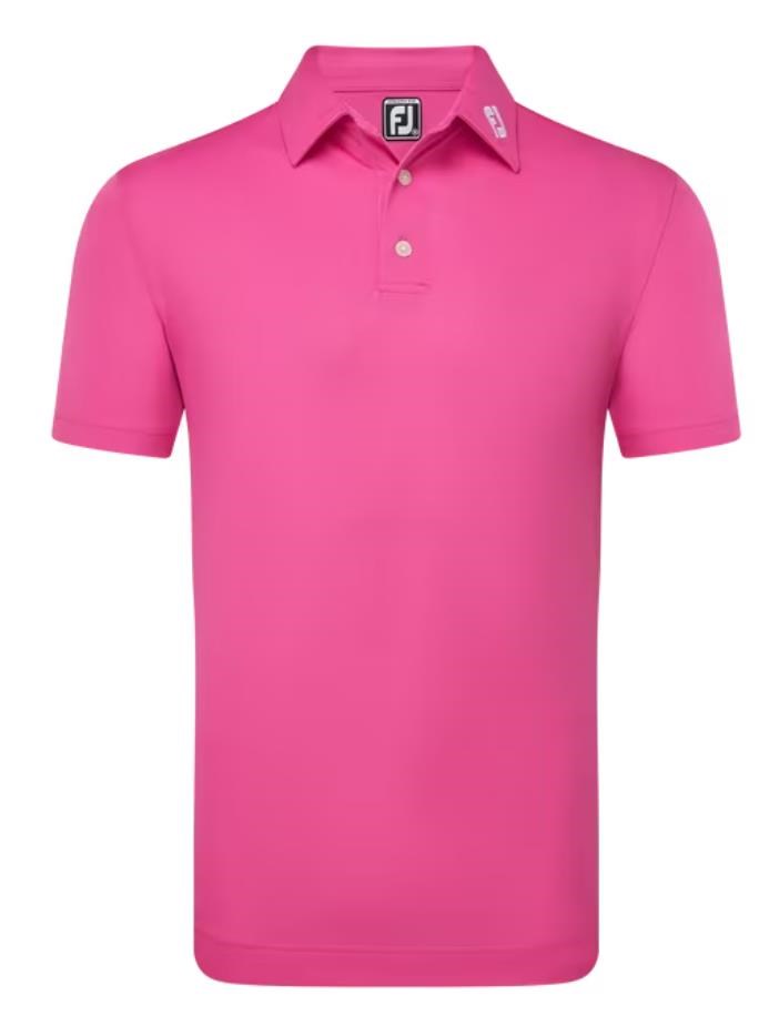 FootJoy Stretch Pique Solid Herren Poloshirt, rosa