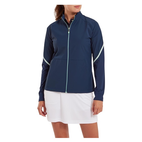 FootJoy Tempo Full-Zip Damenjacke, dunkelblau