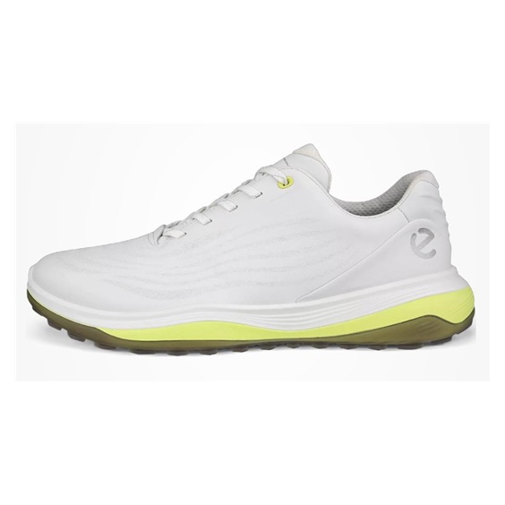 Ecco LT1 Herren Golfschuhe, weiss/gelb