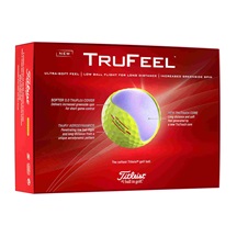 Titleist TruFeel Golfbälle, gelb, 12 Stk.