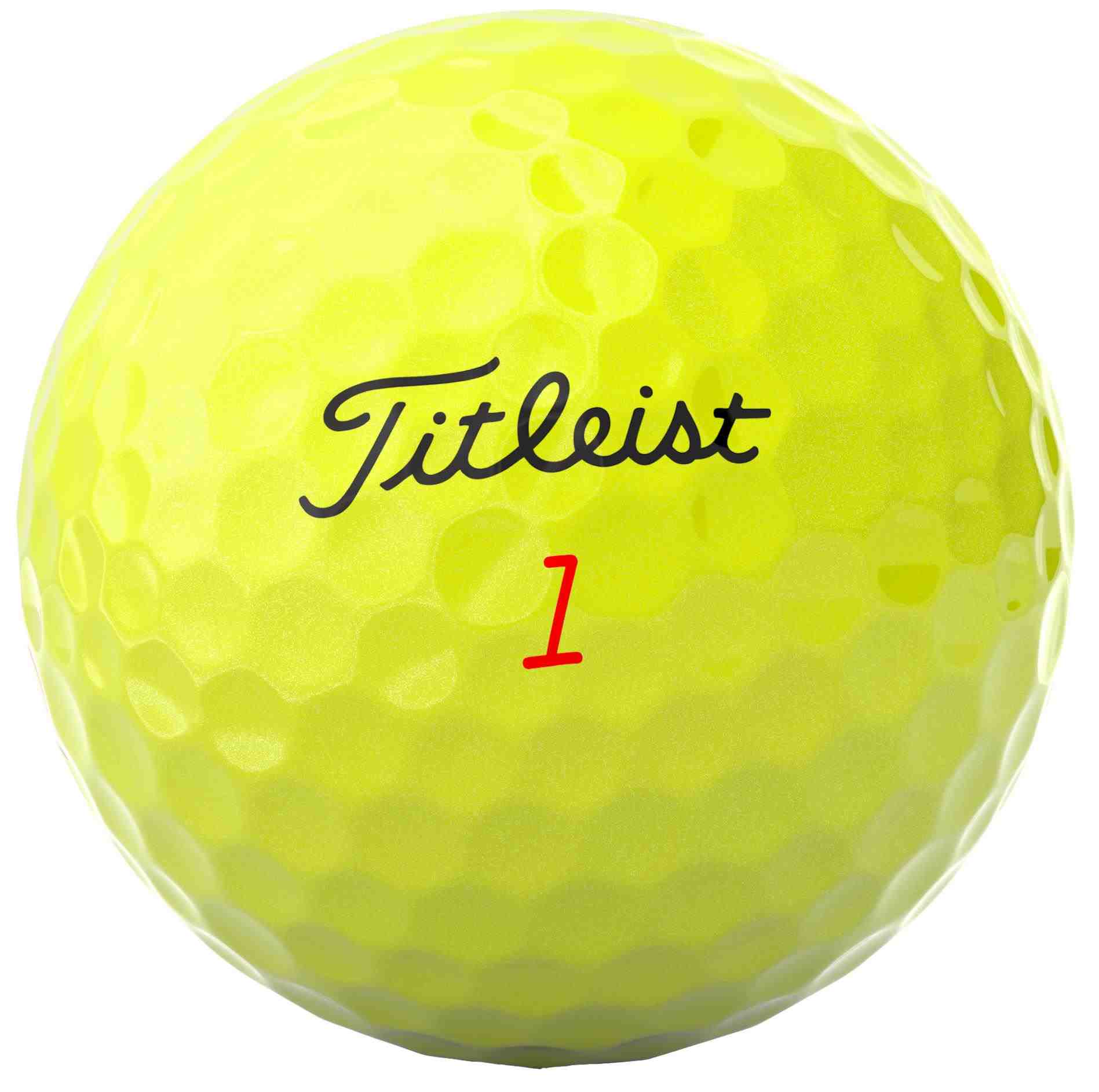 Titleist TruFeel Golfbälle, gelb, 12 Stk.