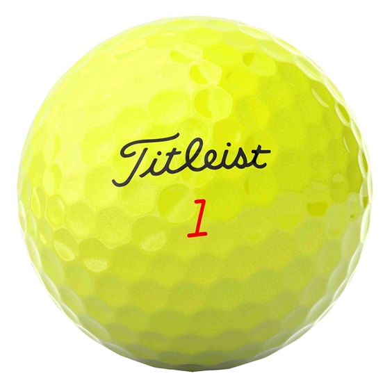 Titleist TruFeel Golfbälle, gelb, 12 Stk.