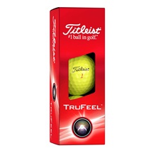 Titleist TruFeel Golfbälle, gelb, 12 Stk.