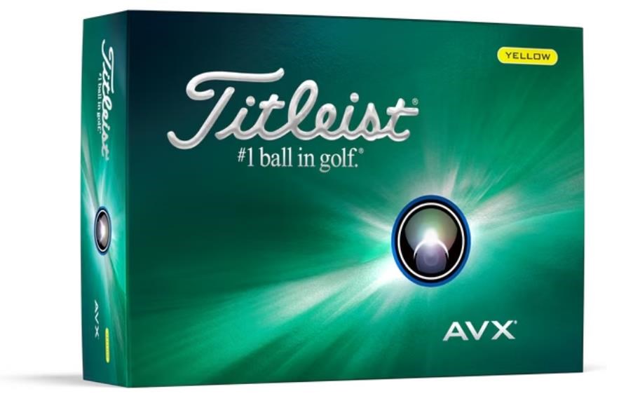 Titleist AVX Golfbälle, gelb