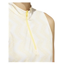 Adidas Ultimate365 Ottoman Printed Damen Poloshirt, gelb