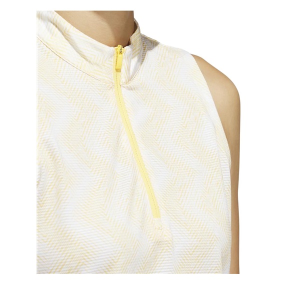 Adidas Ultimate365 Ottoman Printed Damen Poloshirt, gelb