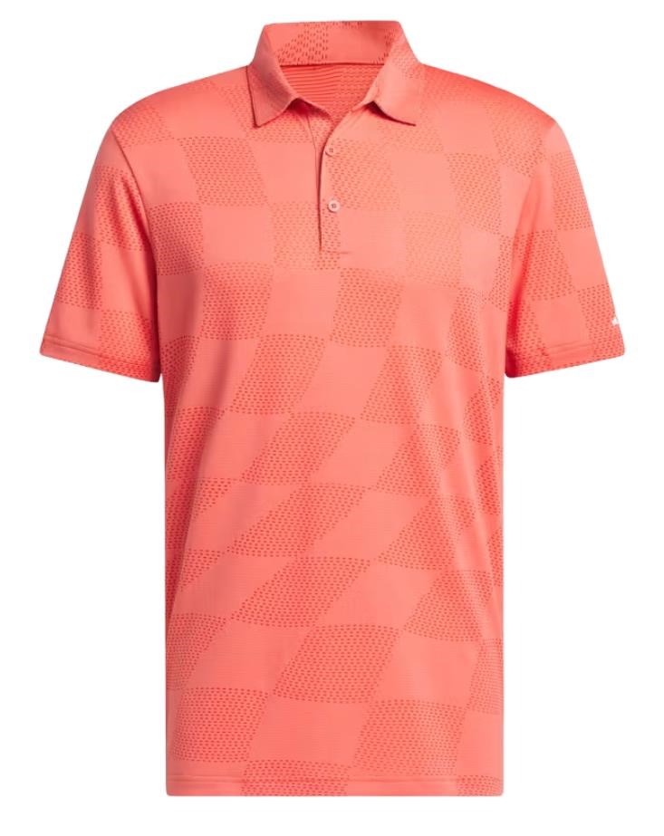 Adidas Textured Herren Poloshirt, preloved scarlet
