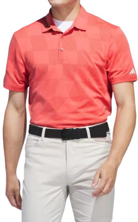 Adidas Textured Herren Poloshirt, preloved scarlet
