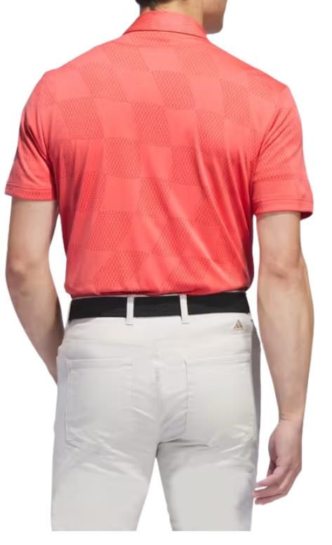 Adidas Textured Herren Poloshirt, preloved scarlet