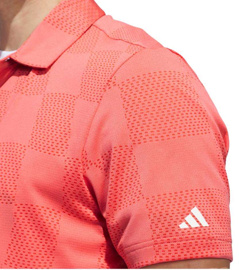 Adidas Textured Herren Poloshirt, preloved scarlet