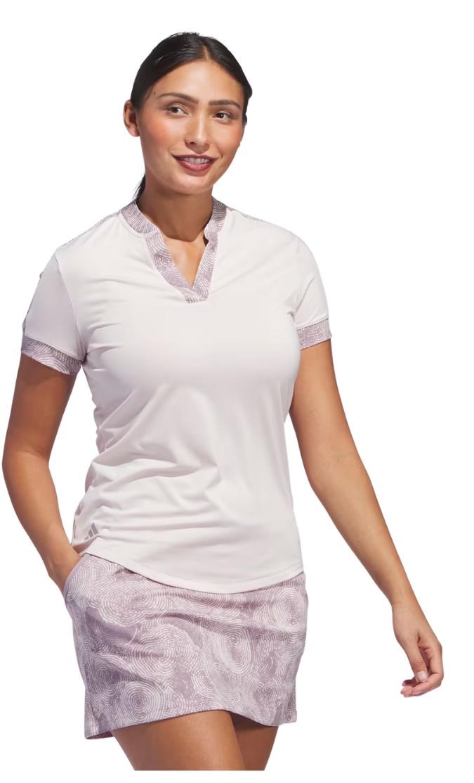 Adidas Ultimate365 Printed Damen Poloshirt, rosa