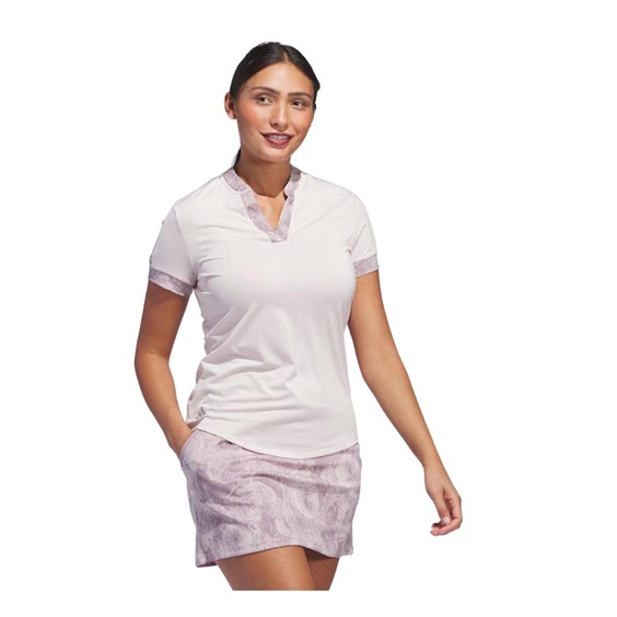 Adidas Ultimate365 Printed Damen Poloshirt, rosa