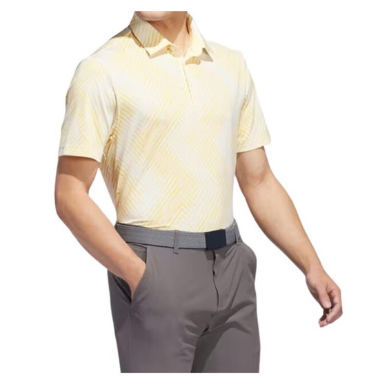 Adidas Ultimate 365 Allover Herren Poloshirt, gelb