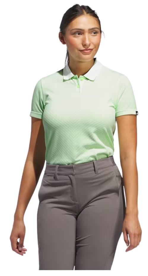 Adidas Ultimate365 Tour PrimeKnit Damen Poloshirt, crystal jade