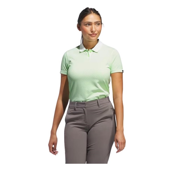 Adidas Ultimate365 Tour PrimeKnit Damen Poloshirt, crystal jade