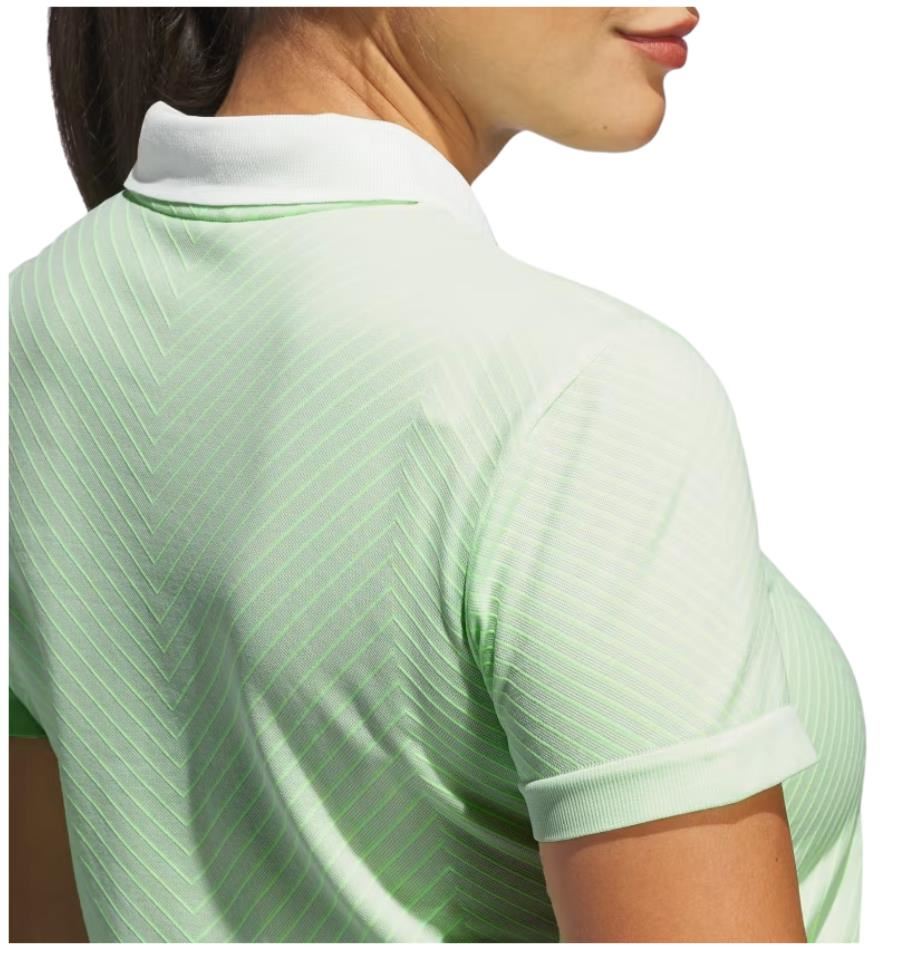 Adidas Ultimate365 Tour PrimeKnit Damen Poloshirt, crystal jade