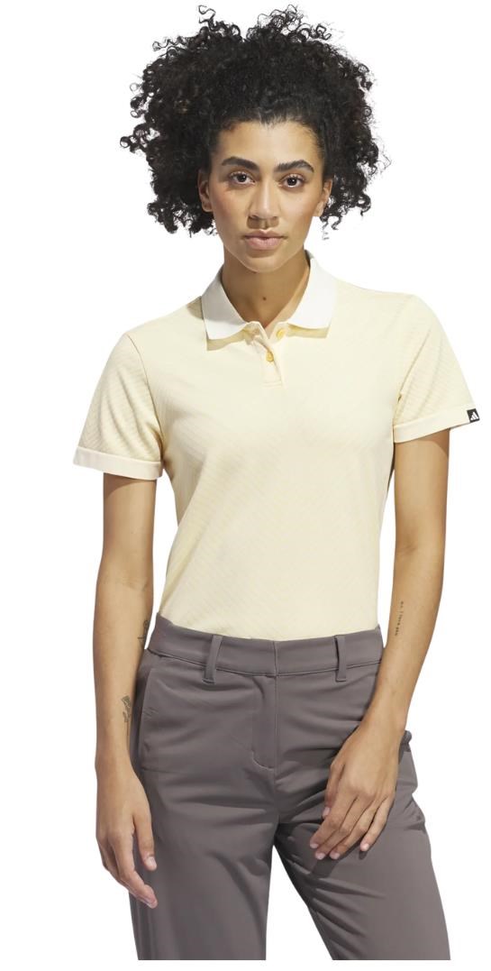 Adidas Ultimate365 Tour PrimeKnit Damen Poloshirt, gelb
