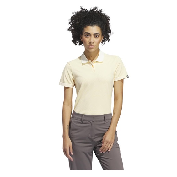 Adidas Ultimate365 Tour PrimeKnit Damen Poloshirt, gelb